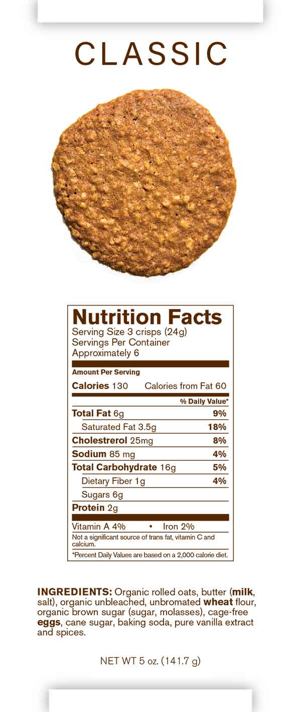Great Value Iced Oatmeal Cookies Nutrition Facts At Liam Mckillop Blog